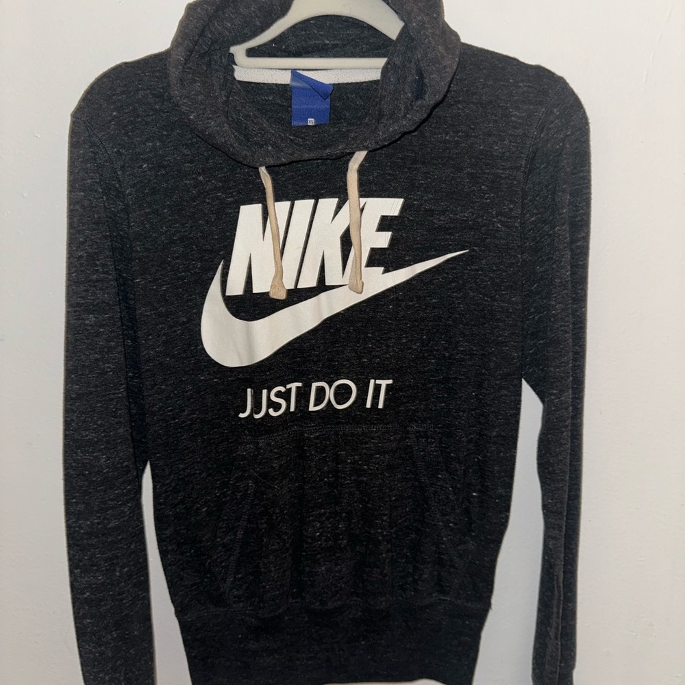 Nike Black Hoodie with Logo